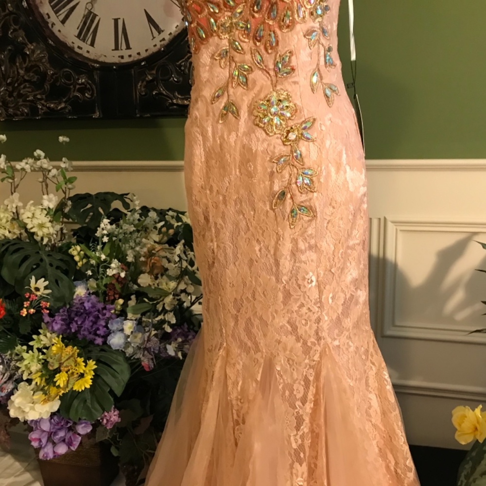 Formal evening gown mermaid Prom dress - Picture 3 of 9